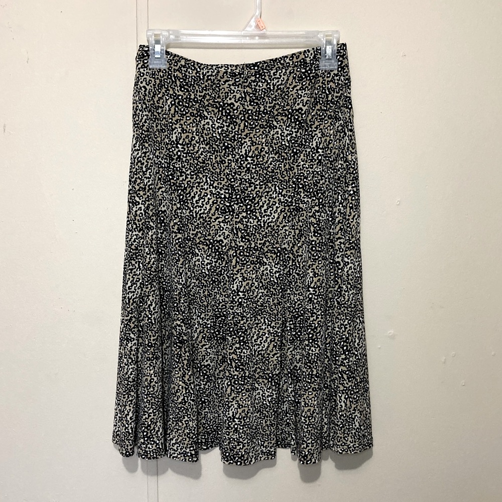 Animal print skirt